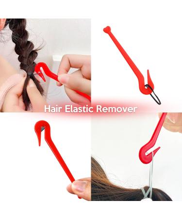 Sularpek 1000 Pcs Elastic Hair Bands Hair Elastics Clear Hair Elastic Bands Plastic Hair Bands Small Hair Bands Hair Rubber Bands for Hair Braids With Band Removal Hook+2 Hair Braid Tools transparent - Buy Online on GoSupps.com