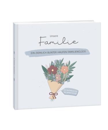 Mintkind "Our Family" Memory Album I Family Gift I Family Book for Filling out |Photo album for self -design for families |Family book of the family (without sticker set) - Buy Online on GoSupps.com