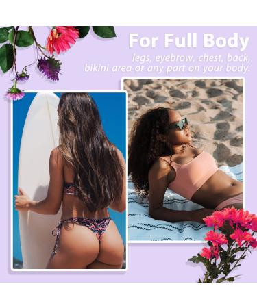 Waxing Kit with Hard Wax Beans - Painless Hair Removal for Women Men - At Home Waxing Kit for Sensitive Skin - Includes Wax Warmer and Applicator Sticks - Eyebrow, Armpit, Bikini, Brazilian - Buy Online on GoSupps.com