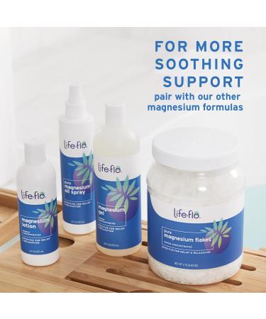 LIFE-FLO Magnesium Body Wash - Refreshing & Moisturizing Liquid Soap with Magnesium Chloride Peppermint & Rosemary Oil | 16oz | 60-Day Guarantee | Cruelty-Free - Buy Online on GoSupps.com