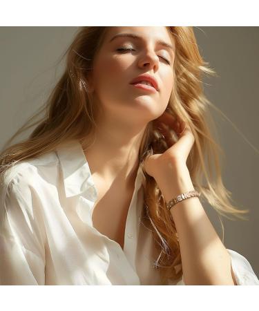 RainSo Magnetic Bracelets for Women | Stainless Steel Fish Design | Adjustable Rose Gold Crystal Bracelet | Perfect Mother's Day & Birthday Gift - Buy Online on GoSupps.com