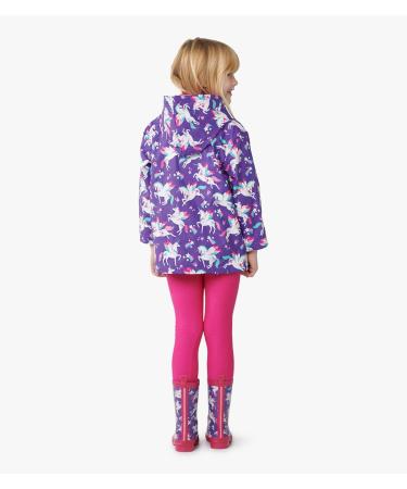 Hatley Girls' Rainbow Winged Unicorns Raincoat - Size 2 Years | Waterproof & Adorable Design - Buy Online on GoSupps.com