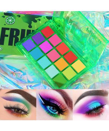 Ucanbe Fruit Punch Eyeshadow Palette - 15 Bold & Shimmering Colors | Waterproof High Color Rendering Makeup - Buy Online on GoSupps.com