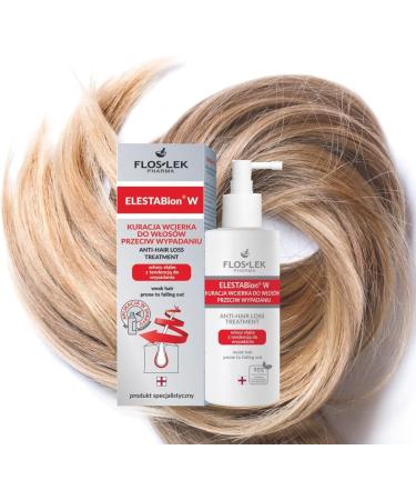 FLOSLEK ELESTABion W Hair Loss Treatment | Hair Loss Solution for Weakened Hair| Growth & Thickening Hair Serum | Hair Regrowth Treatment for Men & Women | 100 ml - Buy Online on GoSupps.com