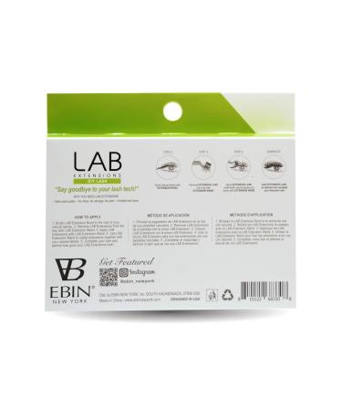 LAB Extensions DIY False Eyelashes | Sleek Style Cluster Lashes - Salon-Quality Invisible Band Soft & Reusable Cruelty-Free in 3 Lengths - Buy Online on GoSupps.com