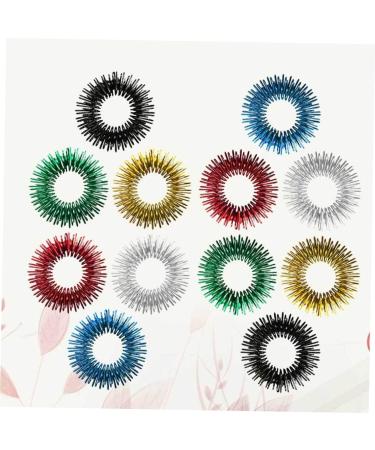 FOMIYES 24 STK Acupressure Ring Set - Mini Finger Massage Toys for Kids | Spiky Handheld Toys | Perfect for Play & Relaxation - Buy Online on GoSupps.com