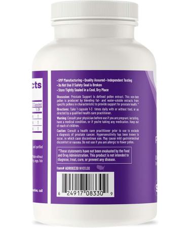 Advanced Orthomolecular Research Prostate Support | 90 Vegetarian Capsules - Buy Online on GoSupps.com