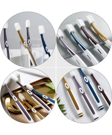 Healvian 3 Sets Nano Toothbrush - Soft Silicone Bristles for Adults & Kids | Travel-Friendly 4-Hour Handwart Toothbrushes | Ultra-Elastic TPU Design - Buy Online on GoSupps.com