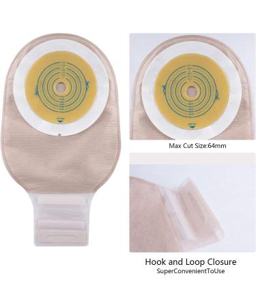 Carbou Ostomy Bags 20PCS - Drainable Ostomy Pouch for Ileostomy Stoma Care - Colostomy Supplies - Cut-to-Fit - 23 Piece Set - Buy Online on GoSupps.com