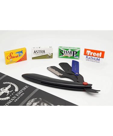 Buy Razor Blades Club Roman Reich Razor Hercules - Professional Hairdresser for Beard & Mustache (20 Units) - Astra-Hharp-Hhark-Voskhod - International Shipping Available - Buy Online on GoSupps.com