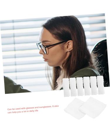Buy Lurrose 32-Piece Cotton Mask Glasses Ear Pads - Comfortable Hearing Protection for Adults - White Large Pack - Buy Online on GoSupps.com