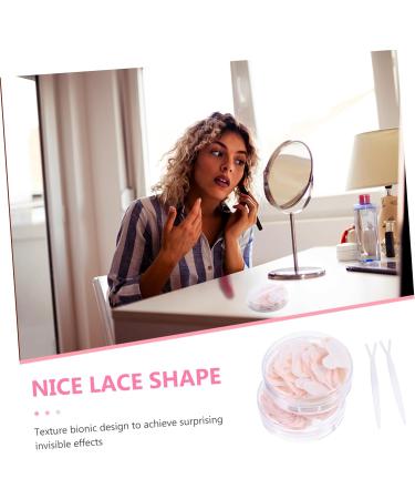 FOMIYES 2 Boxes Double Eyelid Sticker Mesh Tape Lace Eyelid Tape Girl Eyelid Makeup Stickers Miss Cover Eyes - Buy Online on GoSupps.com