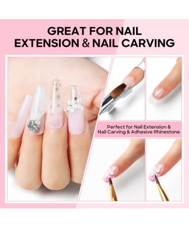 AIMEILI 6 x 10g Acrylic Powder Set - Clear Nude Pink Acrylic Nail Application for Extension, French Manicure, Nail Art - No Lamp Needed - Buy Online on GoSupps.com