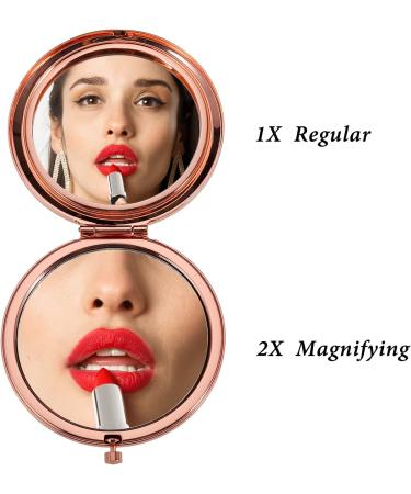 I Love You Mom Rose Gold Compact Mirror - Sentimental Mother's Day Gift from Daughter/Son - Buy Online on GoSupps.com