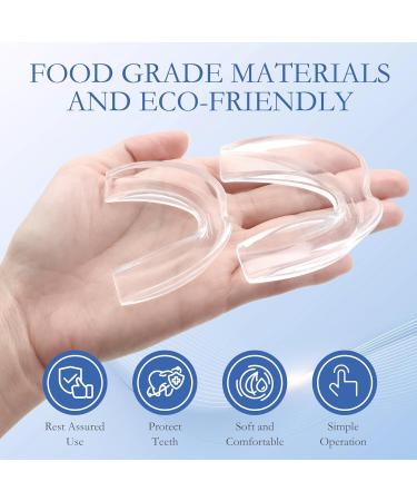 VEGCOO 8 PCS Mouth Guard for Teeth Grinding - Reusable Night Guard for Bruxism - 2 Sizes - Adults & Kids - Buy Online on GoSupps.com