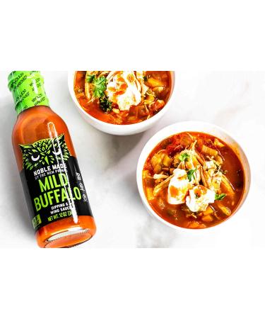 Noble Made Buffalo Dipping & Wing Sauce - Whole30, Paleo, Keto, Vegan Friendly, 12 Oz - Buy Online on GoSupps.com