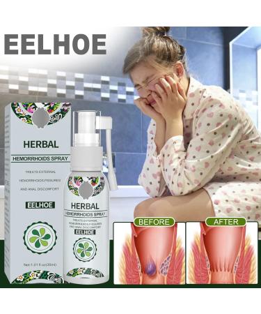 Natural Herbal Hemorrhoids Spray for Fast Relief | Soothing Itching & Burning | Heal Anal Fissures - 1 Piece - Buy Online on GoSupps.com