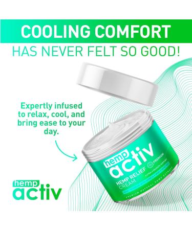 Cooling Hemp Cream Menthol, MSM & Arnica Fast-Absorbing, Non-Greasy Formula for Muscles & Joints 4oz Best-Value Size 4 Ounce (Pack of 1) - Buy Online on GoSupps.com