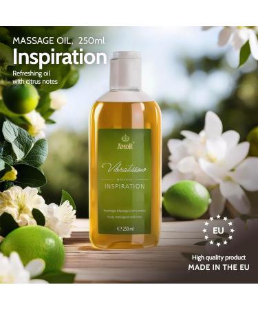 Vibratissimo Inspiration - Massage Oil Love Oil Body Oil with a Lime Scent Inspiration 250 ml (Pack of 1) - Buy Online on GoSupps.com