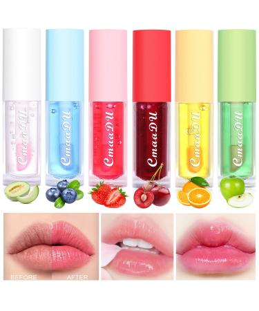 Yasovigi Hydrating Lip Oil Plumping Tint Gloss - 6 Pack | Moisturizing & Repairing Lip Balm Stick for Nourishing Care - Buy Online on GoSupps.com