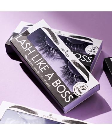Essence Lash Like a Boss False Lashes No. 02 - Long-Lasting Vegan Volume & Microplastic-Free 3-Pack (3x1 Pair) - Buy Online on GoSupps.com