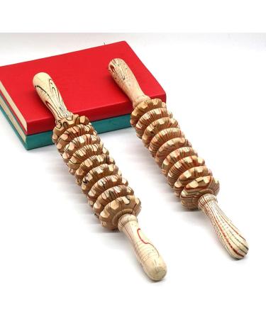 Sakamura Wooden Massage Tool | Multi-Purpose Body Shaping Stick for Fascia Cellulite & Muscle Relief - Buy Online on GoSupps.com