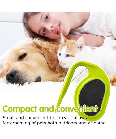 2 PCs Pet Knotting Comb Set - Effective Hair Removal for Cats & Dogs | Blue & Green Knitting Comb for Matted Fur - Buy Online on GoSupps.com