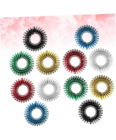 Gleavi 36 STK Spiky Sensory Finger Ring - Noiseless Vibrating Massage Roller for Kids | Fun Childrens Toys & Mini Tools | Ideal for KidCraft Games - Buy Online on GoSupps.com