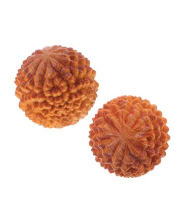 Partykindom 2st massage balls chat acupoint massage devices yoga b Fitness tools for wood muscle-stretch balls Balls for trigger points Massage devices wooden massage hand wooden accessories