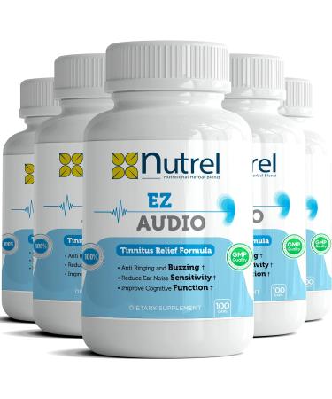 Ez Audio - (100 CAPS) Advanced Tinnitus Relief Support for Ear Calmness - Buy Online on GoSupps.com