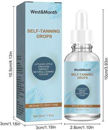  Miake Bronzing Drops Self-tanning face spray 30ml self-tanning water for year-round radiance Miake - Buy Online on GoSupps.com