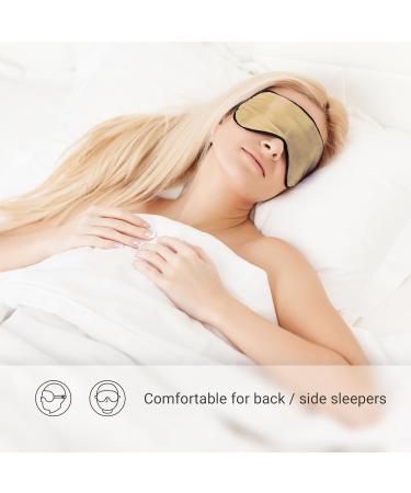 Morus Organic Mulberry Silk Sleep Mask - Adjustable Light-Blocking Non-Toxic 22MM Silk in Red | Luxury Sleep Accessory - Buy Online on GoSupps.com