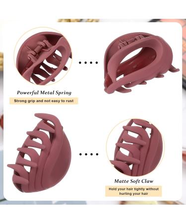 12 Pack Medium Claw Hair Clips for Thin Hair - 2.6 Inch Colorful Jaw Clips for Women, Girls, Kids - Non Slip Hair Clamps in 12 Vibrant Colors - Buy Online on GoSupps.com