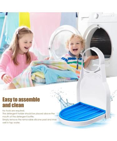 Laundry Detergent Dispenser Laundry Drip Cup Holder Fabric Softener Laundry Cup Holder Flexible Convenient Detergent Drip Catcher for Preventing Mess and Leakage and Laundry Soap Station - Buy Online on GoSupps.com