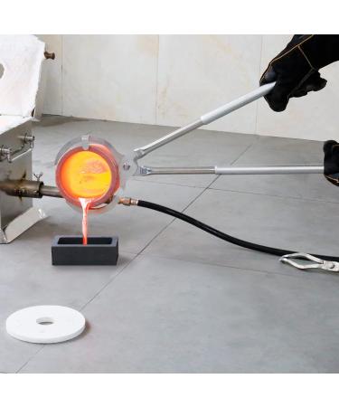 26.8 Stainless Steel Crucible Tongs for 6KG Graphite Crucibles - Heavy Duty Clamp Pliers for Jewelry Casting - Buy Online on GoSupps.com