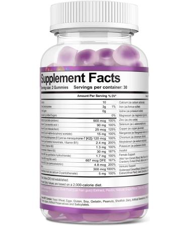 Totaria Menopause Capsules for Women & Multivitamin Gummies for Women (Grape Flavor) - Buy Online on GoSupps.com