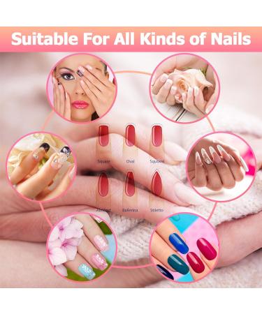Professional 8-Piece Metal Nail File Set with Leather Covers - Coarse and Fine Double-Sided Tools for Manicure and Pedicure - Ideal for Thick Natural Nails - 15 PCS - Buy Online on GoSupps.com