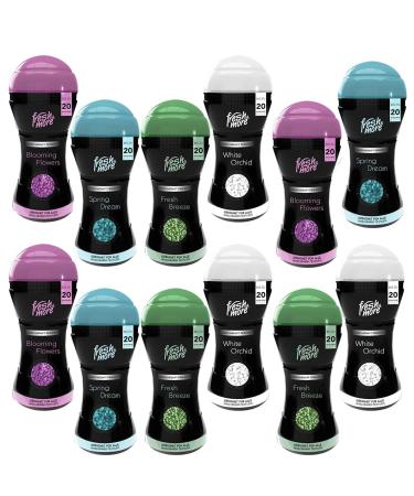 12x Fresh&More laundry fragrance pearls laundry perfume mix package (12x 210g)