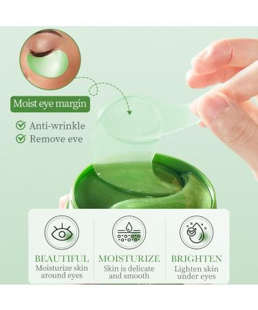 Aloe Vera Eye Patches for Dark Circles - Collagen under Eye Mask - Eye Bags Remover - Lasting Moisturizing - Relieves Dry Eyes - Eye Care Products - Buy Online on GoSupps.com