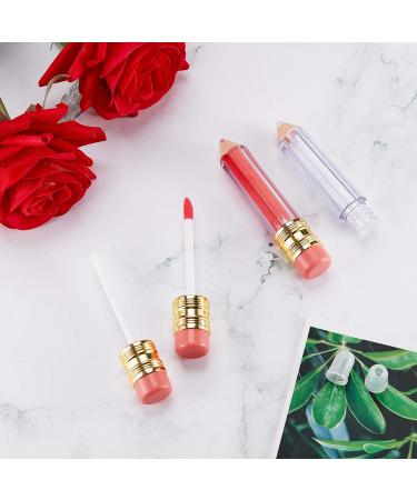 20-Piece Empty Pencil Lip Gloss Tubes | Clear Lip Balm Containers | DIY Mini Refillable Lip Oil Bottles | Mother's Day Gift for Women and Girls - Buy Online on GoSupps.com