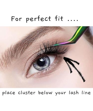 DIY Eyelash Extension Kit | XXL Cluster Lashes Set | 144 Eyelashes Bond Sealer Remover Applicator Included - Buy Online on GoSupps.com