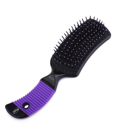 Pin Hair Brush 9 Row Plastic Handle (811-10)