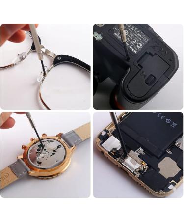 Magnetic Eye Glass Repairing Kit  Sunglasses Eyeglass Repair Kit with Eyeglass Screws Include 10 Pairs of Screw-in Nose Pads  Screws  Screwdrivers  Tweezer and Cleaning Cloth for Glasses - Buy Online on GoSupps.com