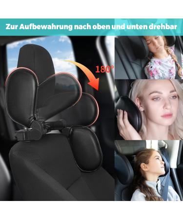 Soft Memory Foam Car Headrest for Children | 180 Adjustable Neck Pillow | Easy No-Screwdriver Installation - Buy Online on GoSupps.com