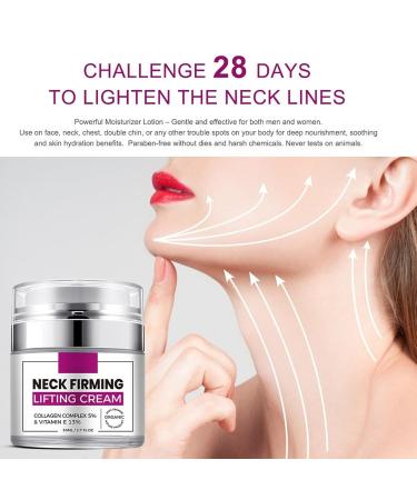 Neck Firming & Lifting Cream Collagen Anti-Aging Neck Cream Firms Skin Neck Firming Cream Enhances Elasticity Smooths Wrinkles and Fine Lines Purple - Buy Online on GoSupps.com