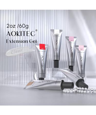 60ml Clear UV Nail Extension Gel for Salon & DIY Nail Art | Nail Tech Favorite for Quick Building & Professional Results - Buy Online on GoSupps.com