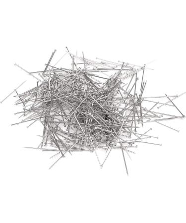 1000PCS Stainless Steel Straight Pins with Plastic Box - Fine Satin Flat Head Pins for Sewing Crafts & Jewelry Making - Buy Online on GoSupps.com