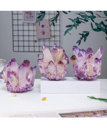Natural Crystal Rough Natural Amethyst Crystal Geode Amethyst Cluster Point Druzy Reiki Specimen Amethyst Raw Rock Crystal Stone Collection Decor Gift 700-800g Natural Luster (Size : 600-700g) - Buy Online on GoSupps.com