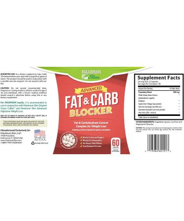 Maximum Trim Premium Garcinia Cambogia & Fat/Carb Blocker Combo Pack - 95% HCA Supplements for Weight Loss, Appetite Reduction & Fat/Sugar Blocking - Buy Online on GoSupps.com