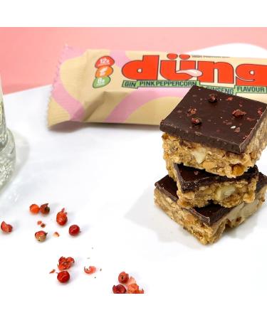 D NG Protein+ Snack Bar Indulgent High-Energy Feel-Good Snacking Gin Pink Peppercorn & Ginseng 12 x 50g Gin Pink Peppercorn & Ginseng 12 Pack - Buy Online on GoSupps.com